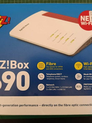 AVM Fritz! Box 5690 Fiber GPON Wireless Wi-Fi 7 Dual Band καινούριο