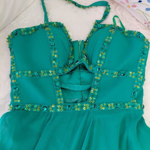 Abiye dress green unused, like new condition, size S/M