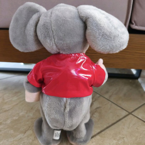 Tikis Mouse Plush like new, red for 3+ years old