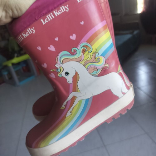 Lelli Kelly rain boots size 31, pink, lightly worn