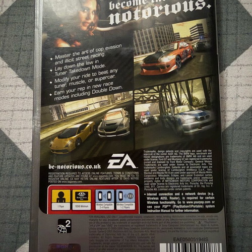 Need for Speed Most Wanted PSP in like new condition with manual