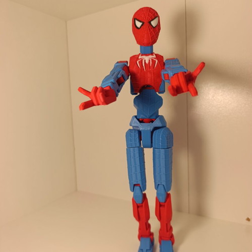 Spider-Man Dummy 3D εκτυπωμένη αρθρωτή φιγούρα 28 cm καινούργιο