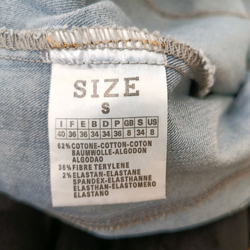 Denim jacket like new, blue, size S