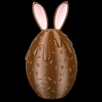 Chocolate Easter Egg 3D Printed Candy Container new