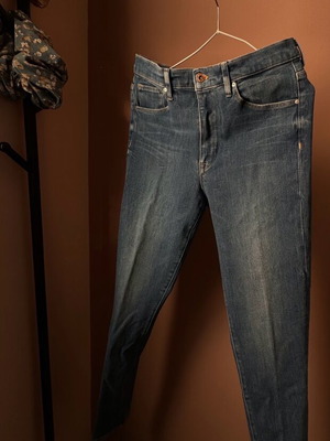 Blue Jean H&M skinny high waist, like new, size 31, blue