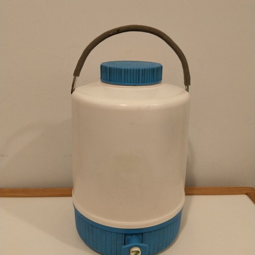 Thermos cooler with tap, blue, 8 lt