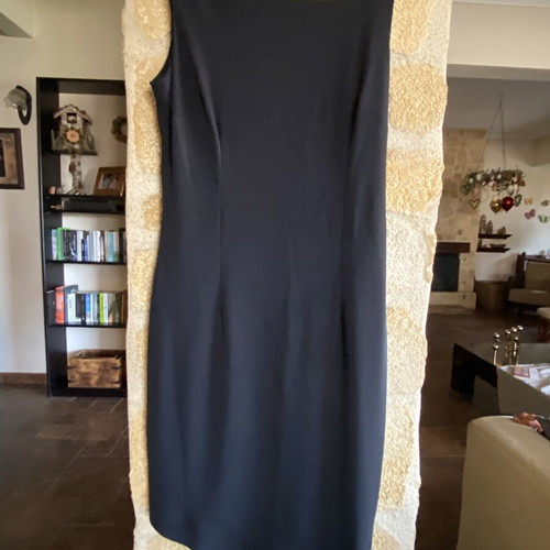 Chic black dress asymmetrical design, new, cocktail party