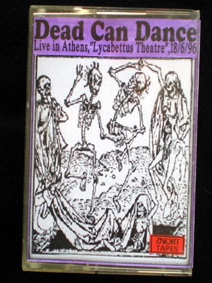 DEAD CAN DANCE, Σπάνια κασέτα (C90) Live,  Αθήνα 1996