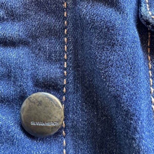 Silvian Heach Denim Jacket like new, blue, size L