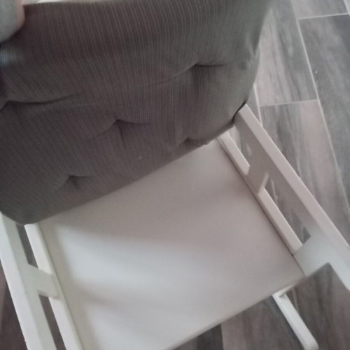 IKEA white children's rocking chair