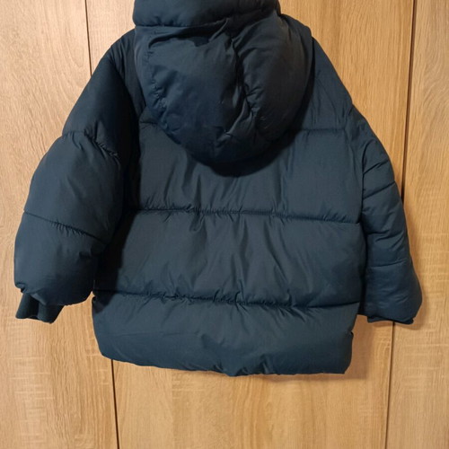 Zara boy's puffer jacket like new, size 2-3 years, petrol blue