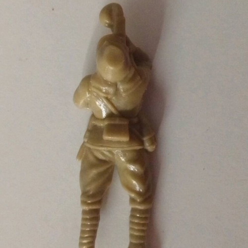 Japanese Officer Figure like new set with 4 Solpa soldiers