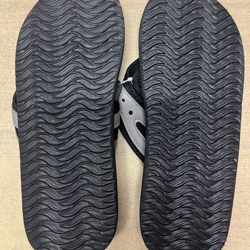 Slippers size 44 new, black and gray