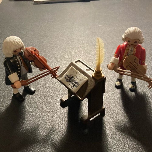 Playmobil Johann Sebastian Bach and Amadeus Mozart like new with packaging