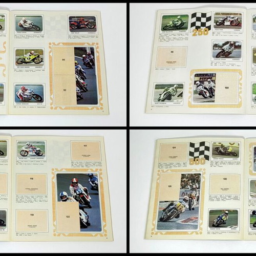 Panini Moto Sport 1979 Sticker Album like new, incomplete