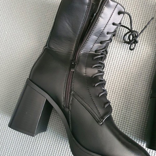 Women's ankle boots new size 41 with heel black