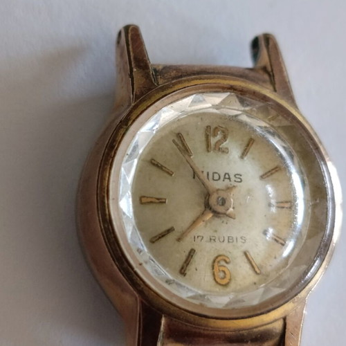 Midas women's watch used, vintage, manual winding needed