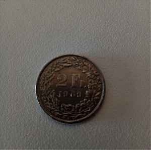 Νόμισμα 2fr 1969