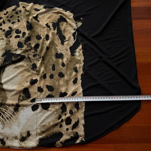 Joseph Ribkoff Leopard Print Blouse like new, one size, black and brown