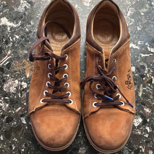 Bulldozer casual shoes size 42, nubuck leather, like new, brown