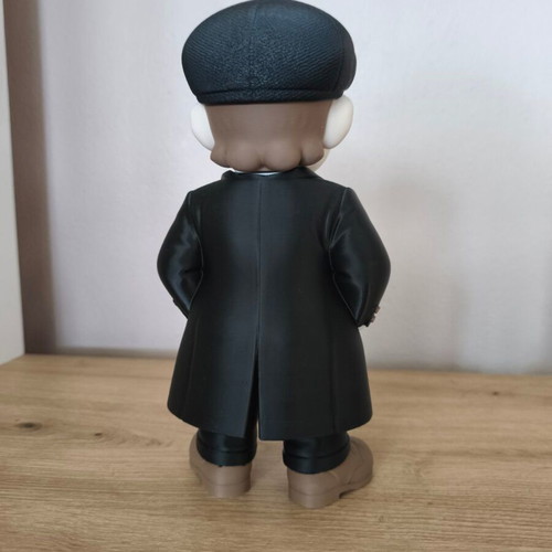 Super Mario 3D printed figure new, Peaky Blinders style