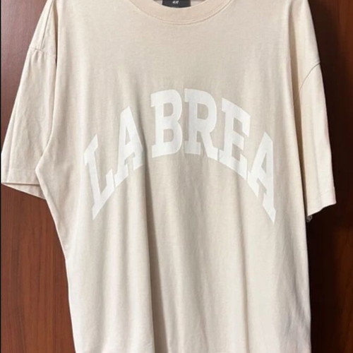 H&M short-sleeve beige shirt like new