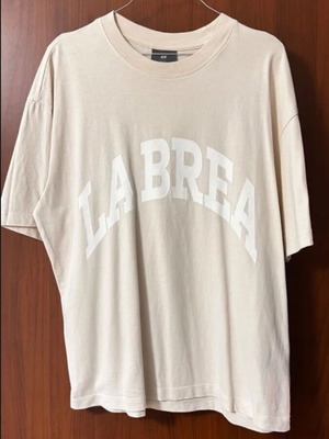 H&M short-sleeve beige shirt like new