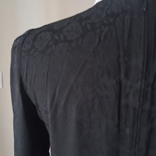 Sandro Paris dress like new, size S, black with silk detail