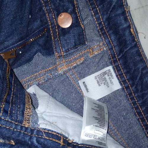 H&M women's skinny low waist shorts size 38 like new blue