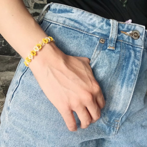 Handmade beaded bracelet new, multicolor