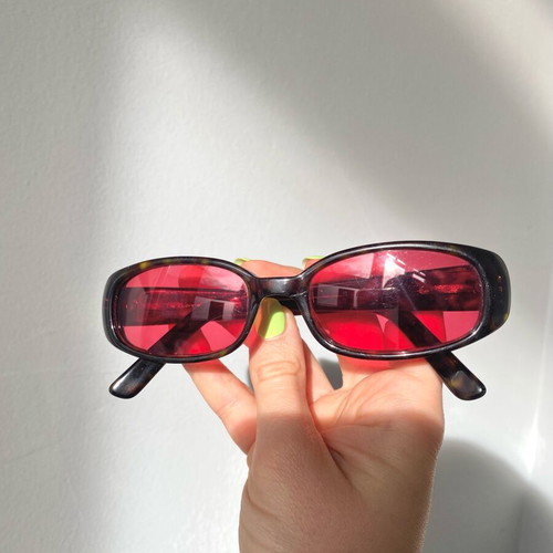 Gucci sunglasses used with red/pink lenses