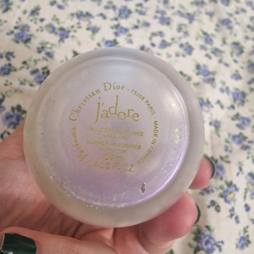 Jadore Dior perfume used, alcohol-free, vintage summer edition