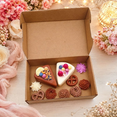 Sweet Treat Candle Set 2 in 1 Aromatic Candles and Wax Melts