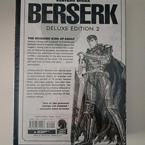 Berserk Manga Deluxe Edition Volume 2 new, in English