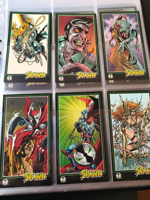 Spawn 1995 Wildstorm collectible cards set of 6 like new