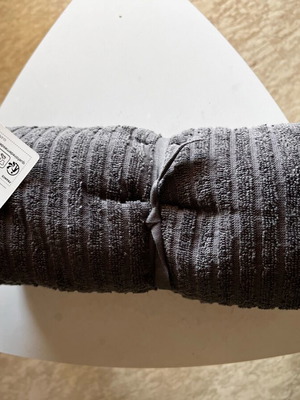 Bath towel gray cotton 80x150 new