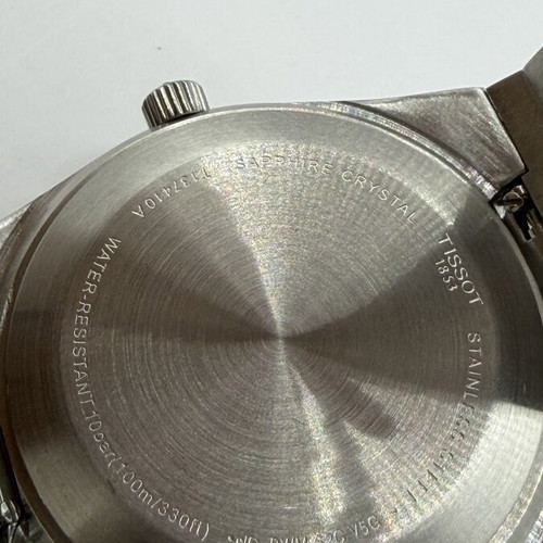 Tissot PRX Quartz watch with black dial