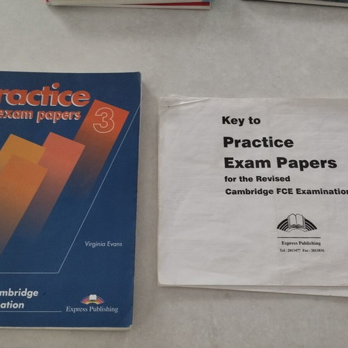 Practice Exam Papers 3 and Key set like new, Express Publishing