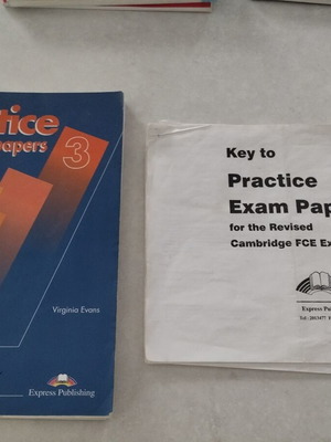 Practice Exam Papers 3 and Key set like new, Express Publishing