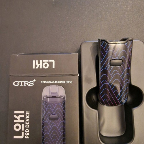 Gtrs Loki Pod vape used with box and accessories