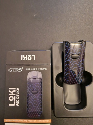 Gtrs Loki Pod vape used with box and accessories