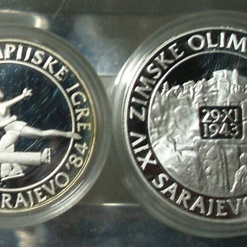 Yugoslavia Sarajevo 1984 Winter Olympics Coins like new