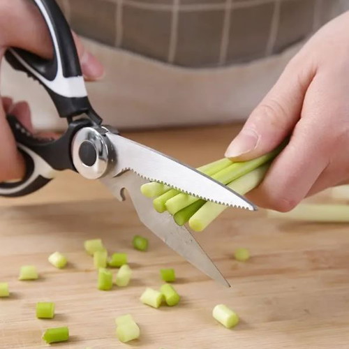 Multifunctional kitchen scissors new stainless steel