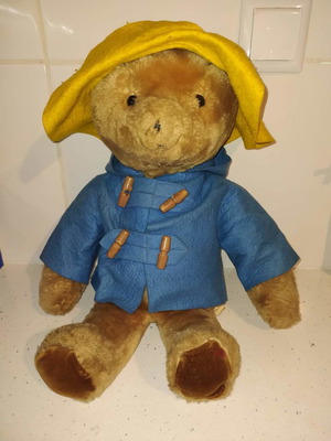 Paddington λούτρινο κουκλάκι μεταχειρισμένο, μεγάλο μέγεθος, 1975