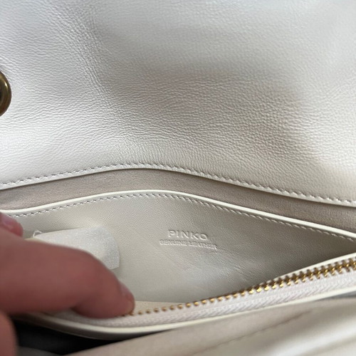 Pinko shoulder bag new, white cream