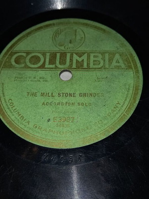 Δίσκος 78 στροφών Columbia μεταχειρισμένος The Mill Stone Grinder