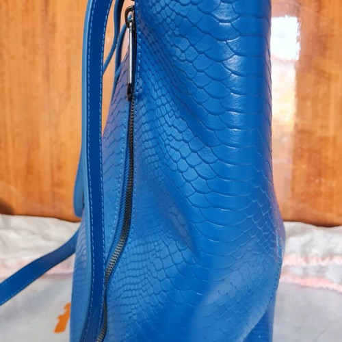 Folli Follie leather shoulder bag new, blue