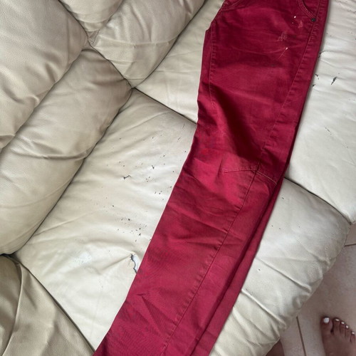 Tresor Jeans men's pants red like new, size 28
