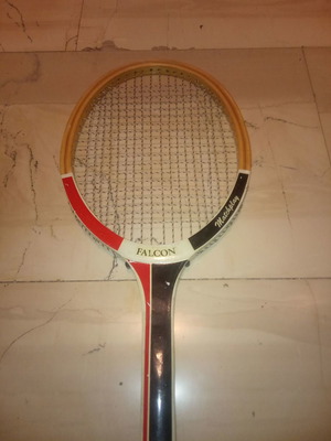 Ζευγάρι ξύλινες ρακέτες τέννις Falcon vintage μεταχειρισμένες