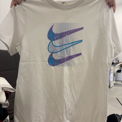 Nike short-sleeve shirt men's L with worn print